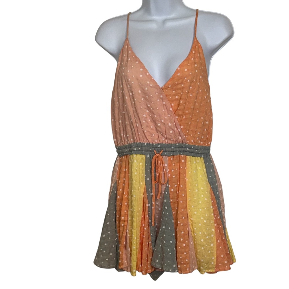 STORIA Star Patchwork Print Lined Adjustable Stra… - image 2